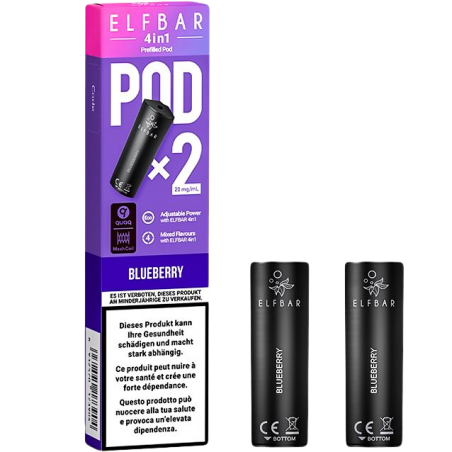 Elfbar 4in1 Pod, Blueberry