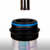 Amy Deluxe Shisha Small Rips 470R Schwarz-Schwarz