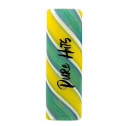 Pure Hits Tips Lemon Green – Stylish glass tip with vortex cooling - 10mm