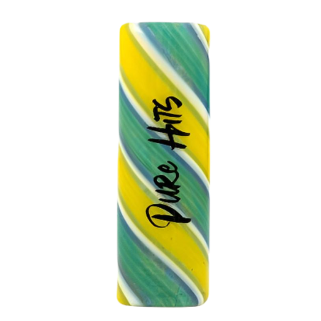 Pure Hits Tips Lemon Green – Stylish glass tip with vortex cooling - 10mm