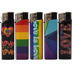 Love Pride piezo lighter
