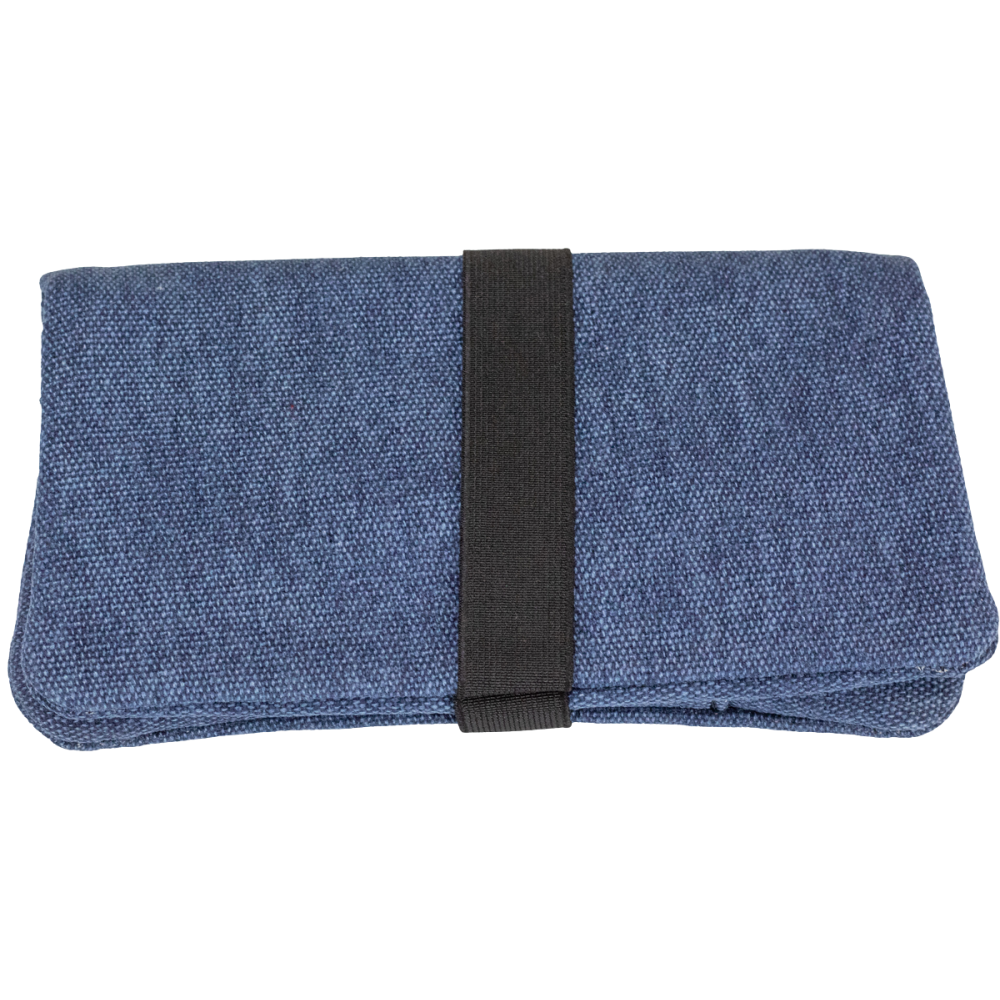 Pochette à rouler en jean