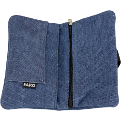 Pochette à rouler en jean