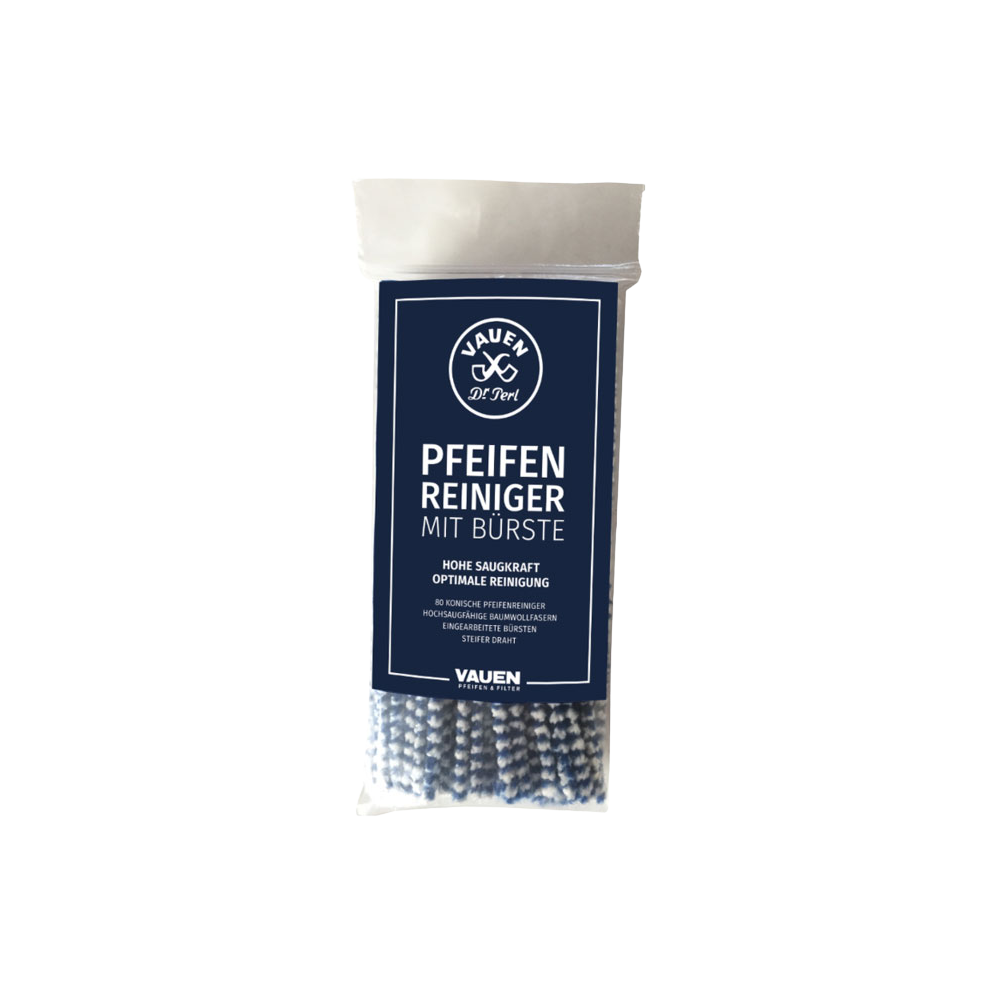 Vauen Conical Pfeifenreiniger – Blau/Weiss - 80 Stk.