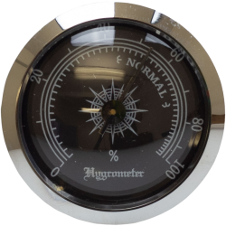 Hygromètre – Rond et noir