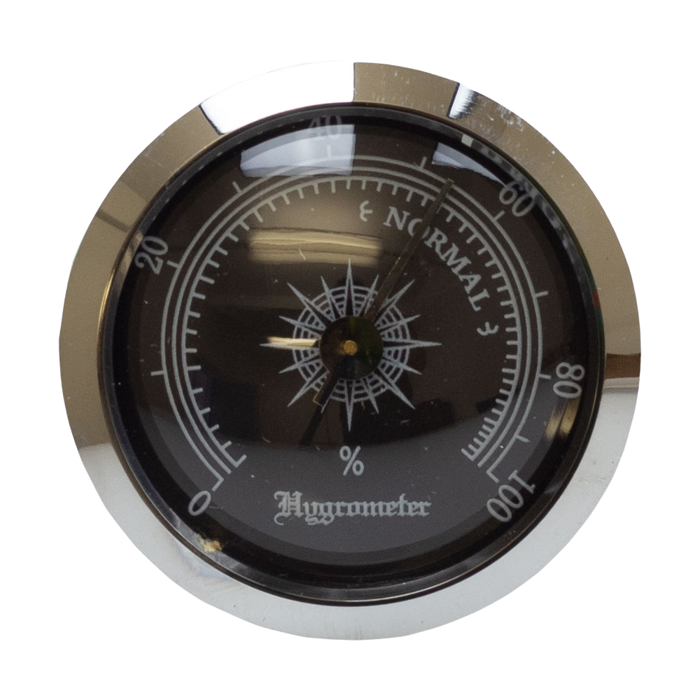 Hygrometer – Rund und Schwarz