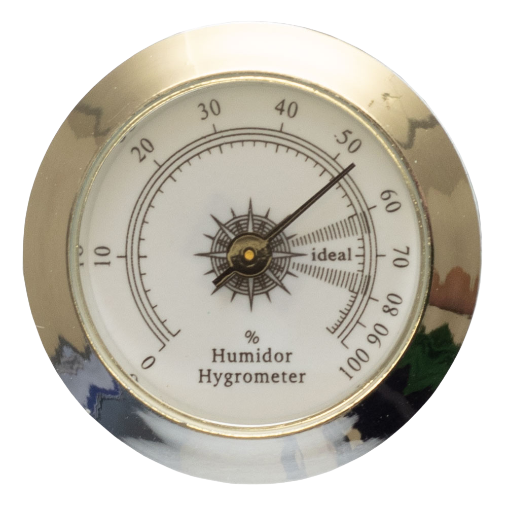 Hygromètre – Rond et blanc