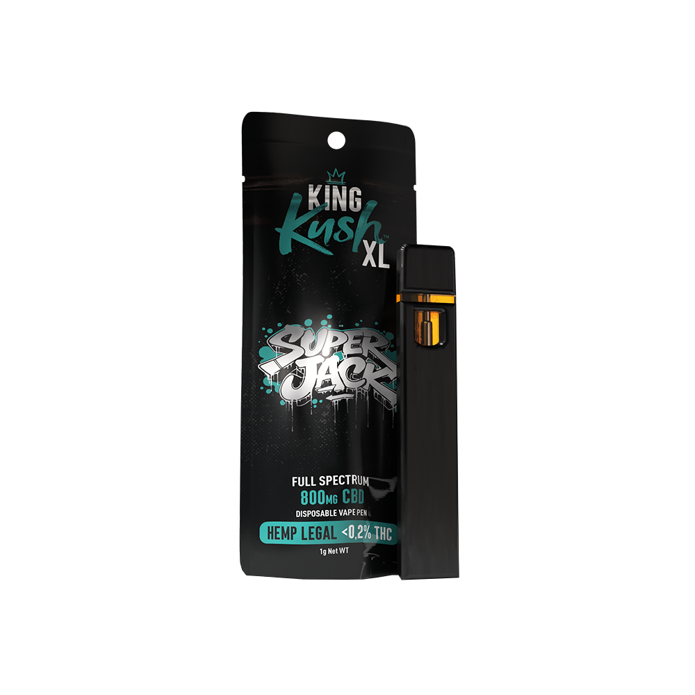 Kush CBD Vape Super Jack – King Kush XL Vape Pen with 800 mg CBD