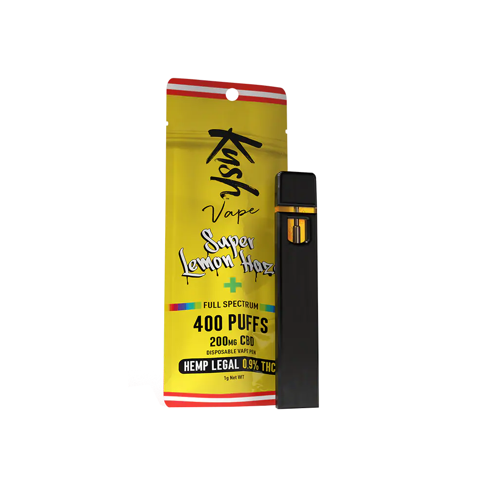 Kush CBD Vape Super Lemon Haze – Special Edition Swiss Only avec 0.9% THC