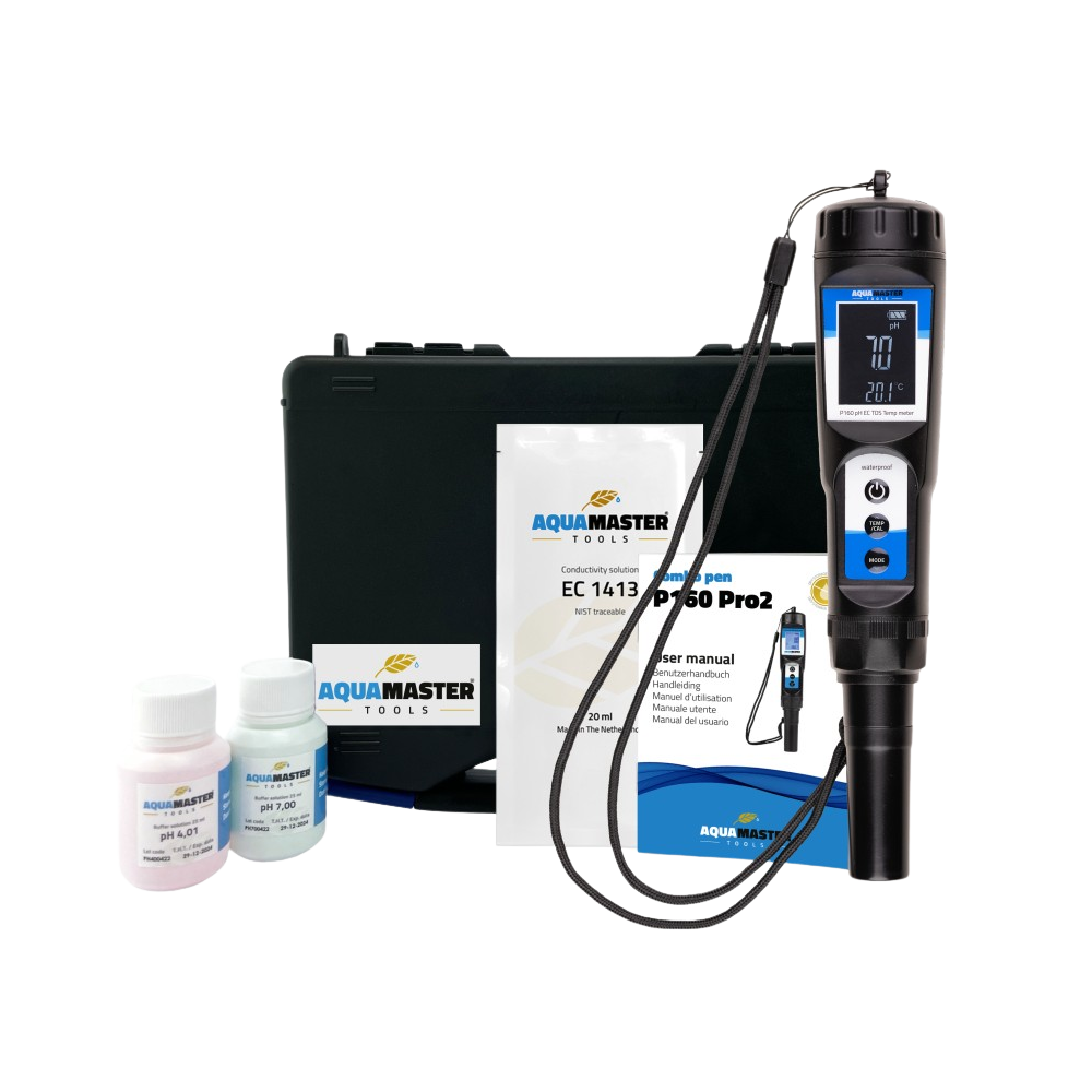 Aquamaster P160 Pro2 – Combo Pen -  Mesure pH, de la conductivité, du TDS, du PPM et de la température