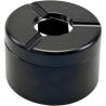 Windproof ashtray with twist lock