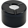 Cendrier anti-vent avec fermeture rotative