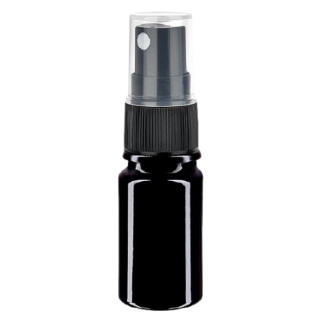 Violettglasflasche 5ml mit Sprühaufsatz