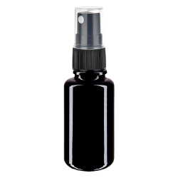Flacon en verre violet 20ml avec fixateur