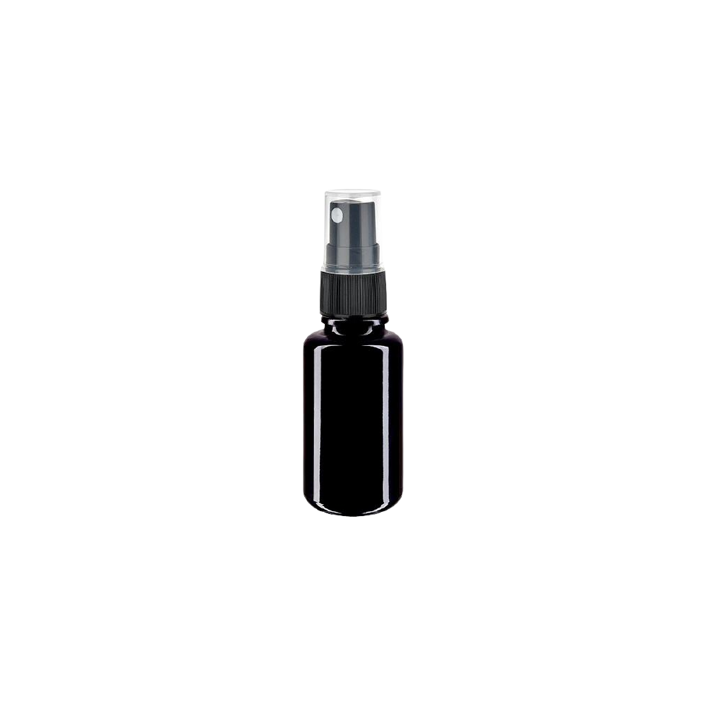 Violettglasflasche 20ml mit Sprühaufsatz