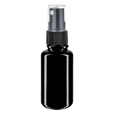 Violettglasflasche 20ml mit Sprühaufsatz