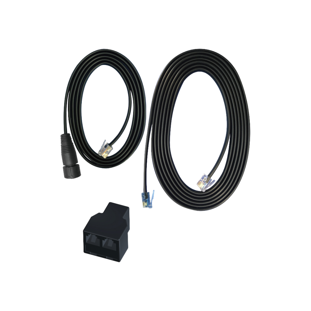 Trolmaster Waterproof Converter Cable from RJ12 to PushLock