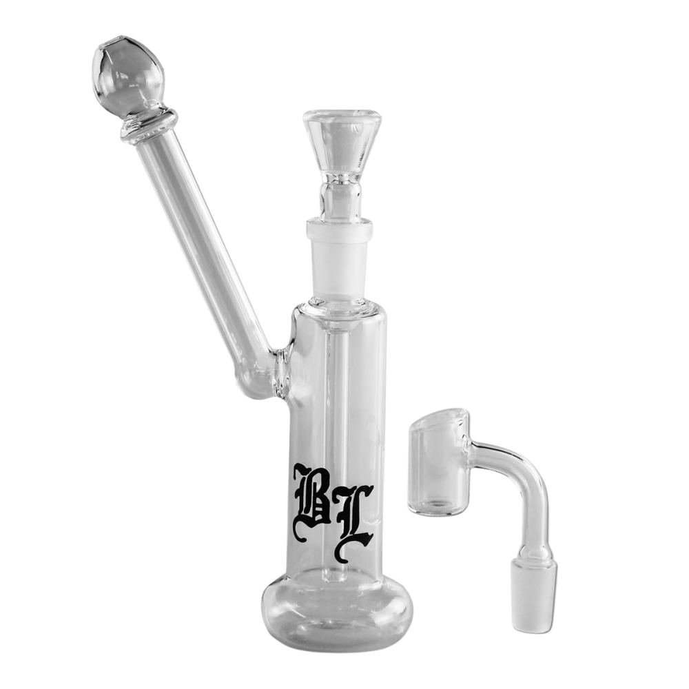 Black Leaf Mini-Bong – 2-in-1-Genuss mit Banger