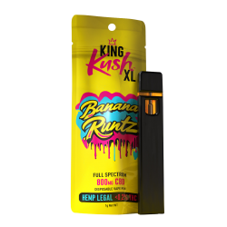 Banana Runtz – King Kush XL Vape Pen mit 800 mg CBD