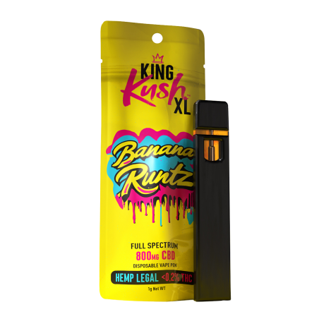 Banana Runtz – King Kush XL Vape Pen mit 800 mg CBD
