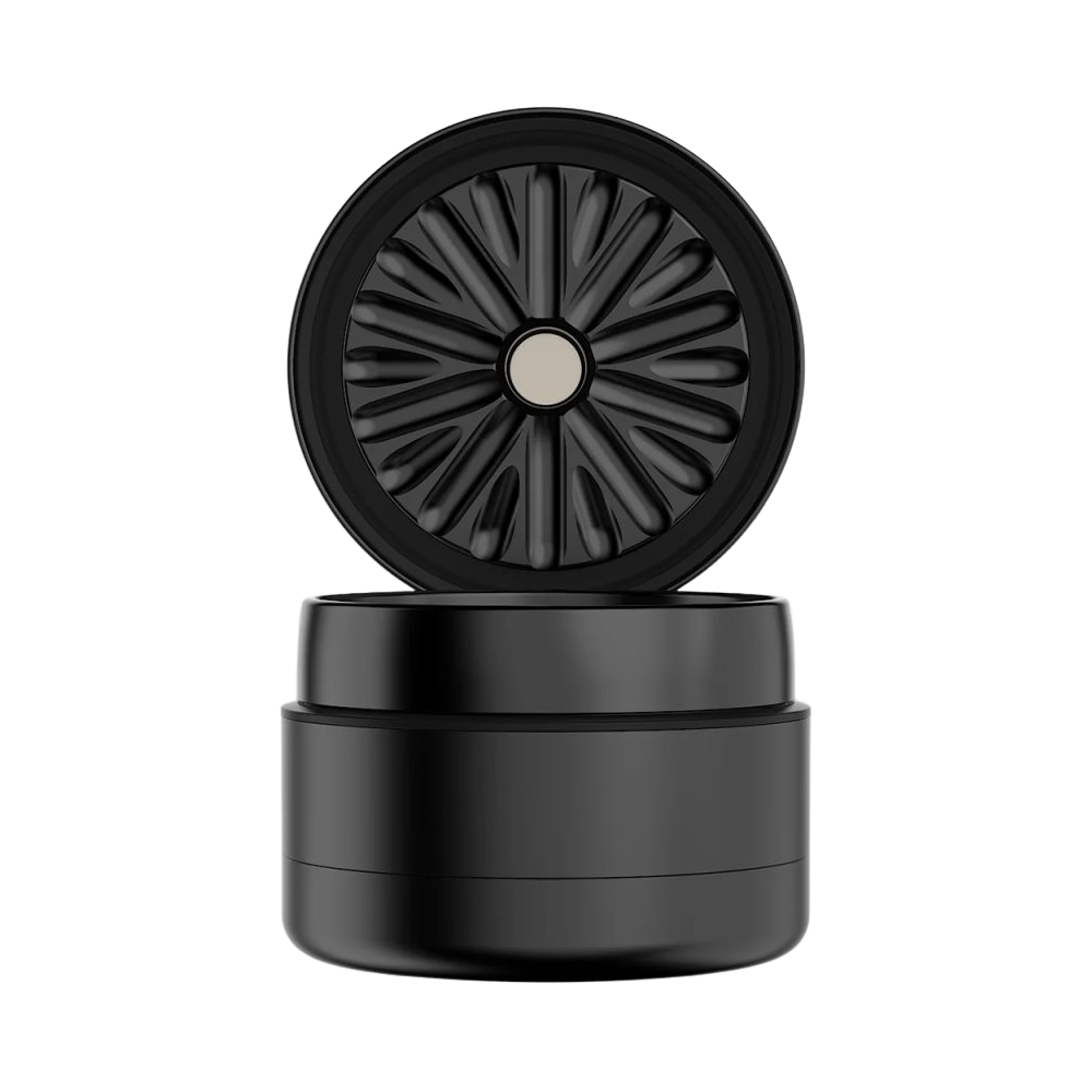 FlowerMill USA Next-Gen Premium 2.5" Aluminium Grinder, 66mm, 3-part