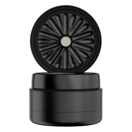 FlowerMill USA Next-Gen Premium 2.0" Aluminium Grinder, 54mm, 3-part