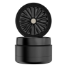 FlowerMill USA Next-Gen Premium 2.0" Aluminium Grinder, 54mm, 3-teilig