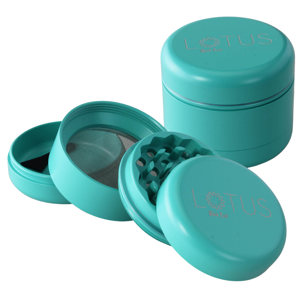 Lotus Grinder - Revêtement céramique, 55mm, 3-parties