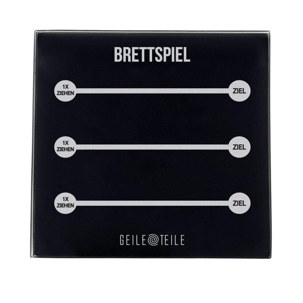 Brettspiel - Robust real glass board, 10 x 10 cm