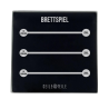 Brettspiel - Robustes Echtglas Brettchen, 10x10cm