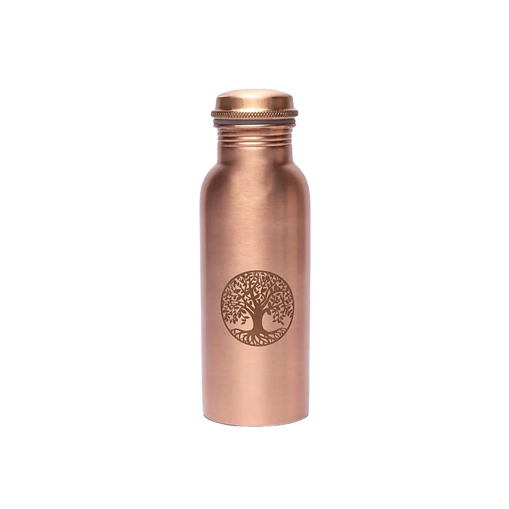 Copper bottle – Tree of Life laser engraving, 500ml