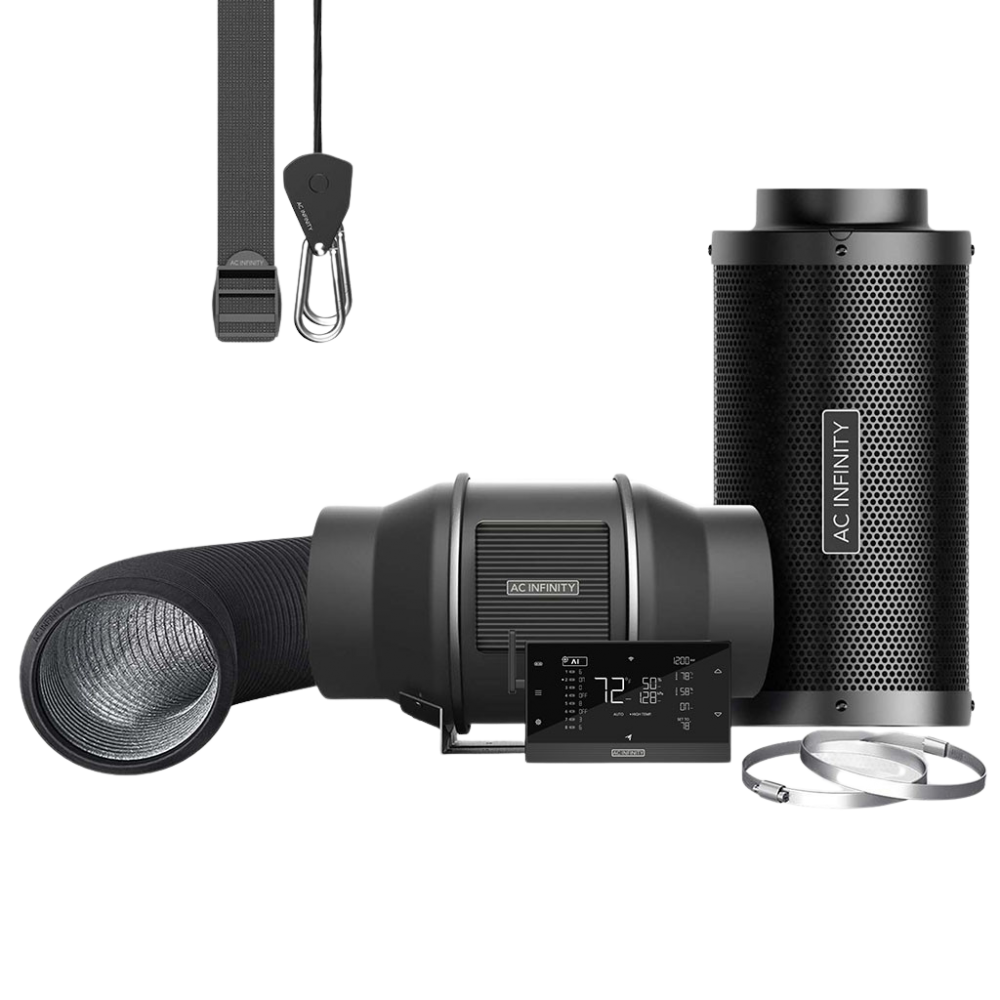 AC Infinity Kit de filtration d'air AI+ PRO 150 mm