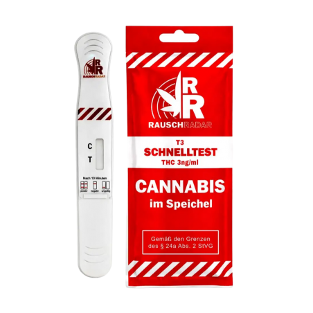 Rausch Radar T3 THC Speichel Schnelltest 3.0 ng/ml