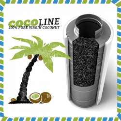 Prima Klima Coco-Line K2600-mini-100 activated carbon filter, 160 m³/h
