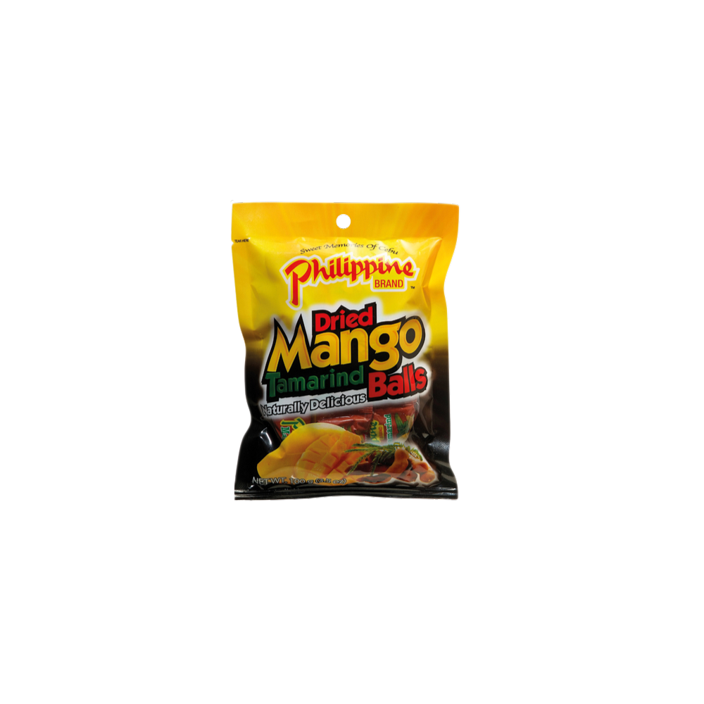 Philippine BRAND Boules de fruits séchés à la mangue et au tamarin, 100g