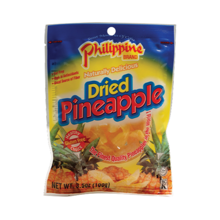 Philippine BRAND Dried pineapple, 100g