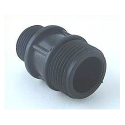  - Watering - PE Threaded adapter 1" (Ext.Thr.) 3/4" (Ex Thr.)