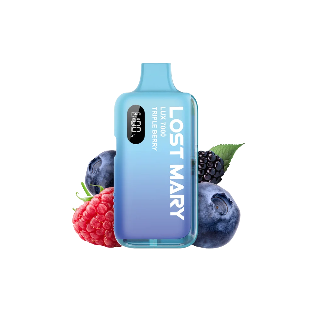 Lost Mary LUX 7000 Kit - Triple Berry, 12ml, 2%Nic