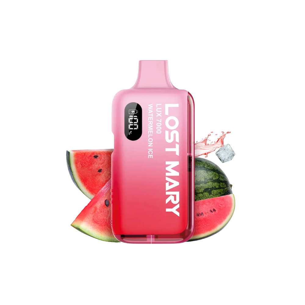 Lost Mary LUX 7000 Kit - Watermelon Ice, 12ml, 2%Nic
