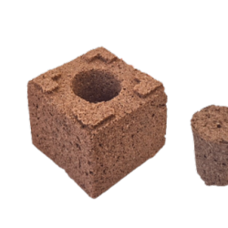 Eazy Plug Eazy Block, 7.50 x 7.50 cm, round hole, 1 pc