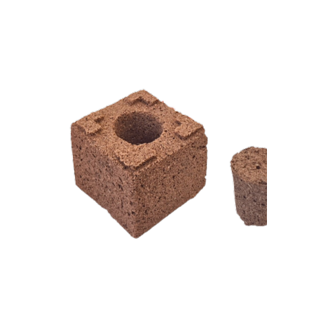 Eazy Plug Eazy Block, 7.50 x 7.50 cm, round hole, 1 pc