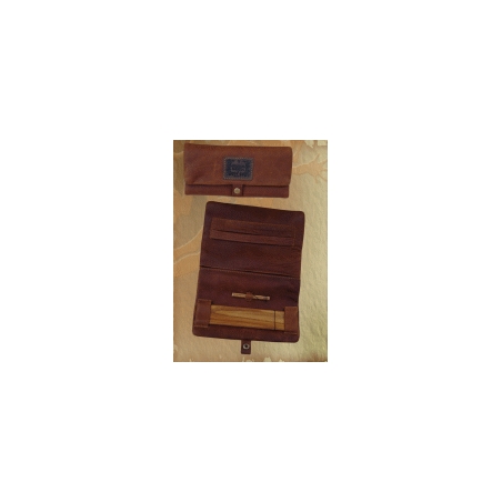  - Bowls & Rolling Kits - Kavatza Pouch "Bright Leather"