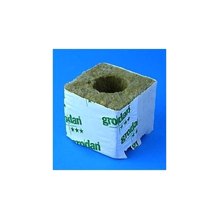 Grodan - Grodan Cube 7,5cm with 40 mm Hole 10 pc.