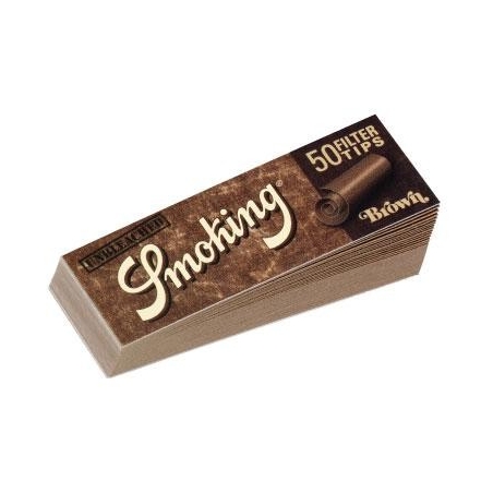 Smoking Filter Tips 50-er braun