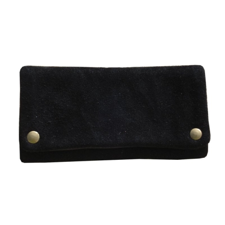 Kavatza Tabaktasche "Wildleder schwarz"