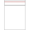 Minigrip Ligne Rouge 60 x 80 mm, 100 pcs