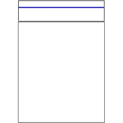 Minigrip Ligne Bleu 60 x 80 mm, 100 pcs