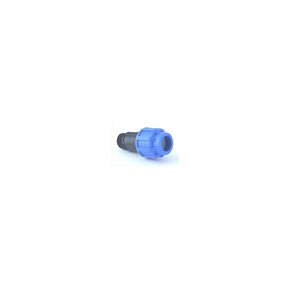 PE-Coupling 25 à 3/4 (Ext.Thread), bolted