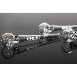 Ölpfeife aus Glas, 130mm