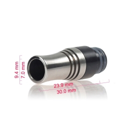 Delrin Drip Tip avec anti-splash